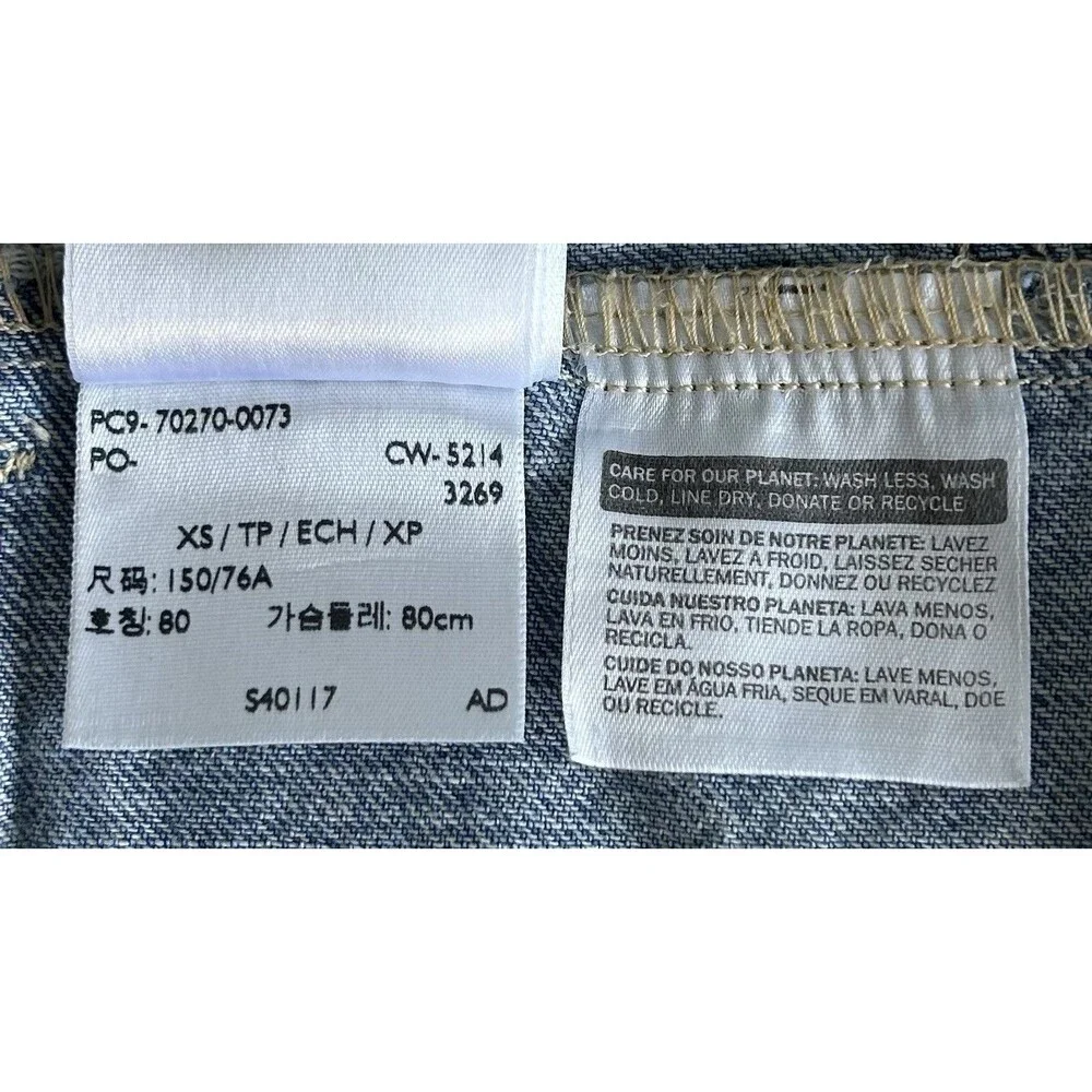 Levi's Kids/Teens Denim Trucker Jacket- Size XS (150cm / 59